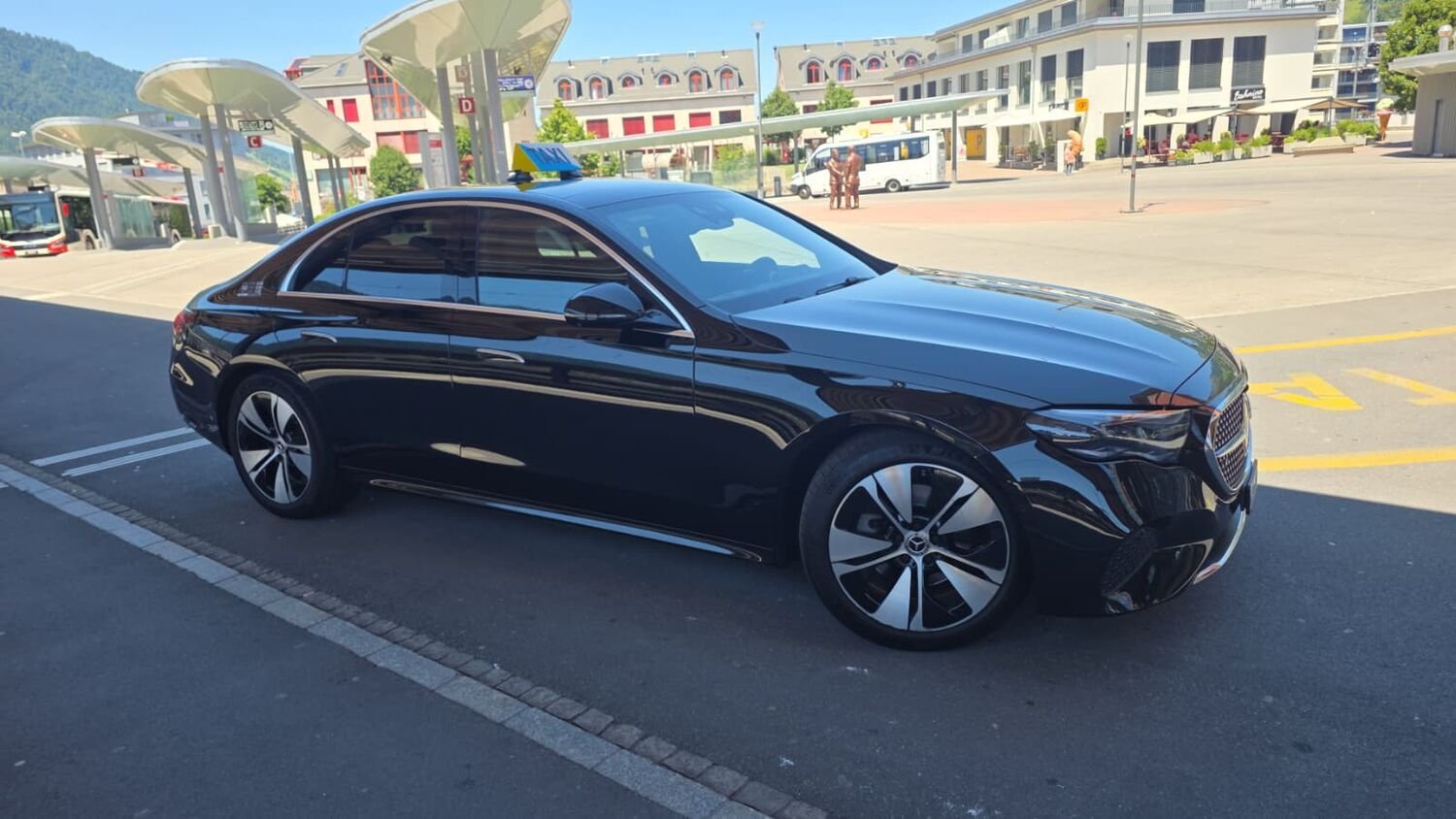 Mercedes E-Klasse für Geschäftsfahrten in Schwyz